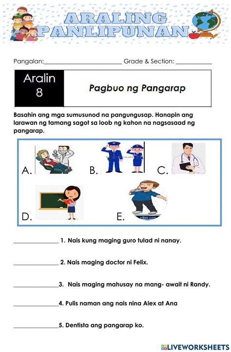 drawing ng pangarap|Pagbuo ng Pangarap (Grade One Araling Panlipunan) .